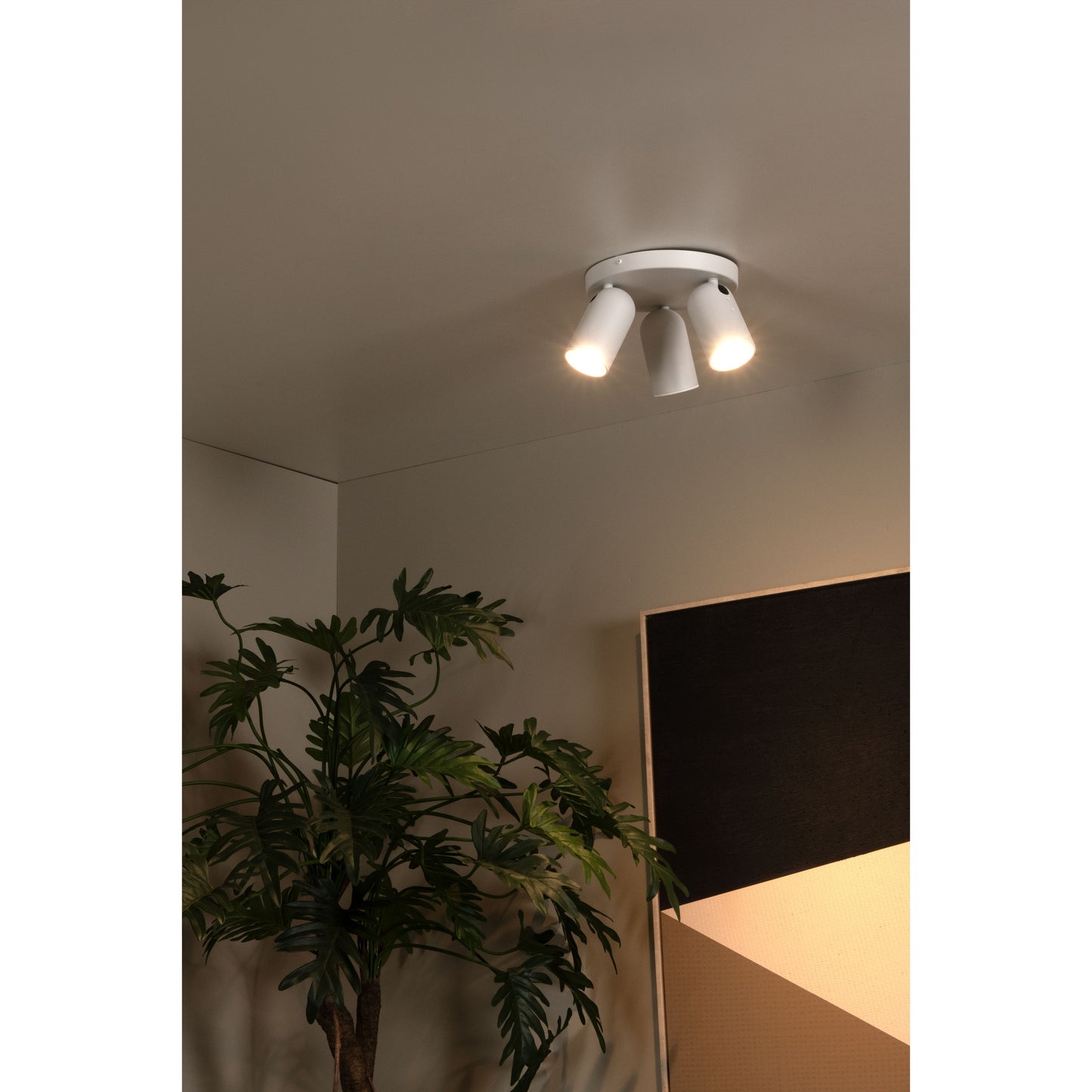 Lucide PUNCH - Ceiling spotlight - Ø 21 cm - 3xGU10 - White