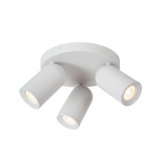 Lucide PUNCH - Ceiling spotlight - Ø 21 cm - 3xGU10 - White