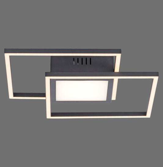 Asmin - Ceiling Light - Black - By Just Light - (14144-18)