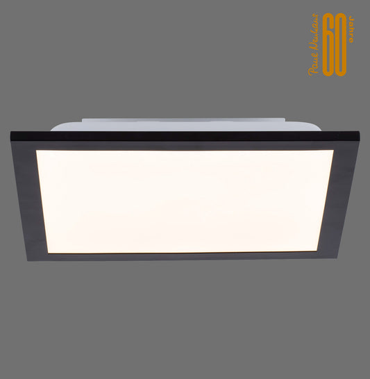 Flat - Ceiling Light - Black - By Just Light - (14740-18)