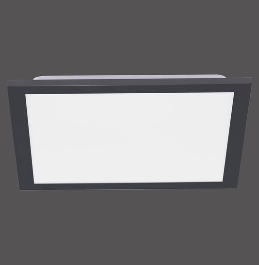 Flat - Ceiling Light - Black - By Just Light - (14754-18)