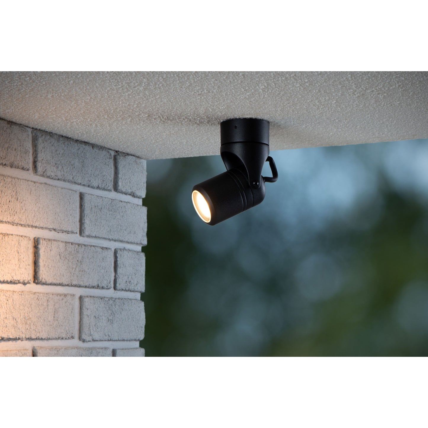 Lucide NIORT - Wall spotlight / Wall light Indoor/Outdoor - 1xGU10 - IP44 - Black