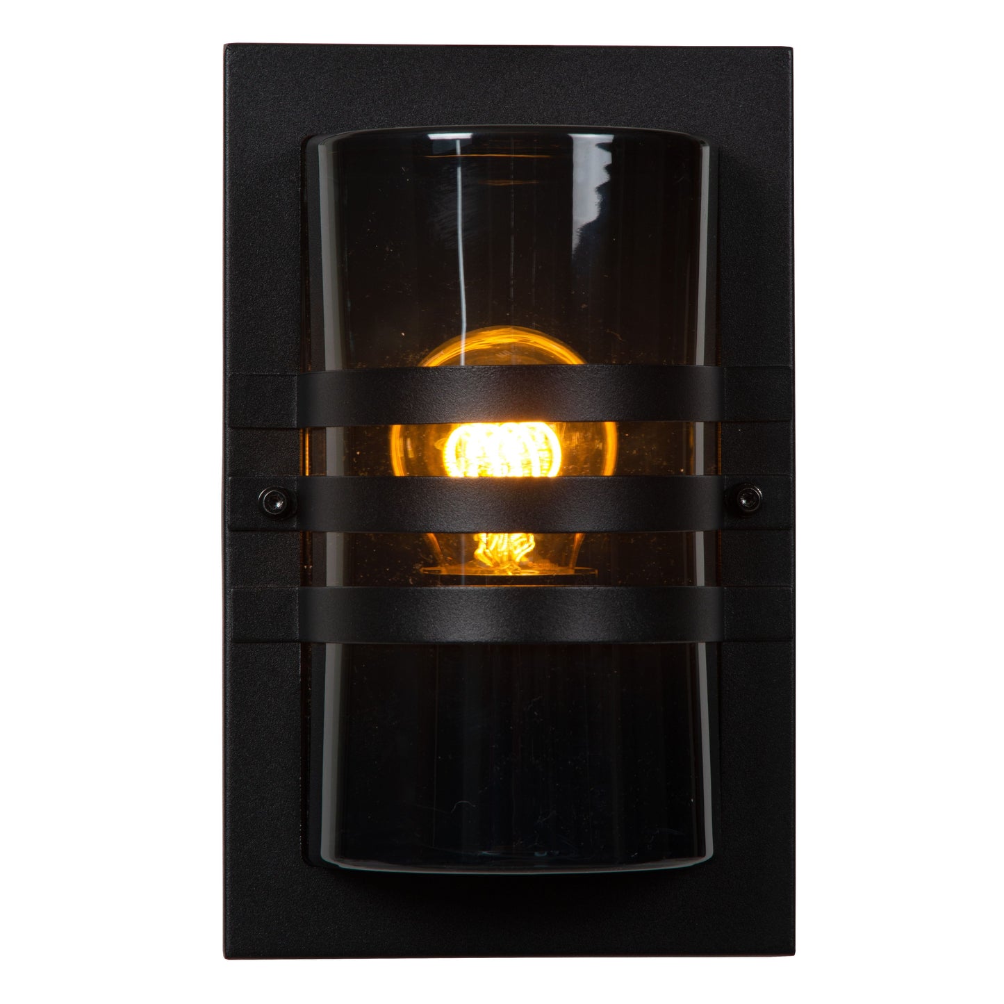 Lucide PRIVAS - Wall light Indoor/Outdoor - 1x E27 - IP44 - Black