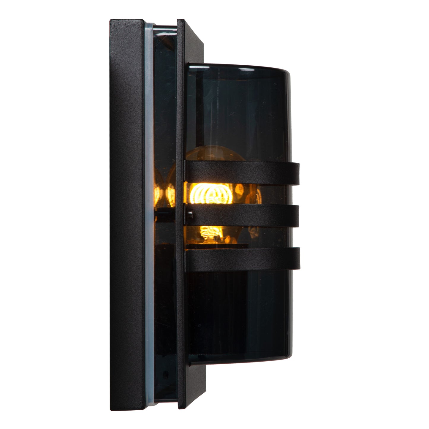 Lucide PRIVAS - Wall light Indoor/Outdoor - 1x E27 - IP44 - Black