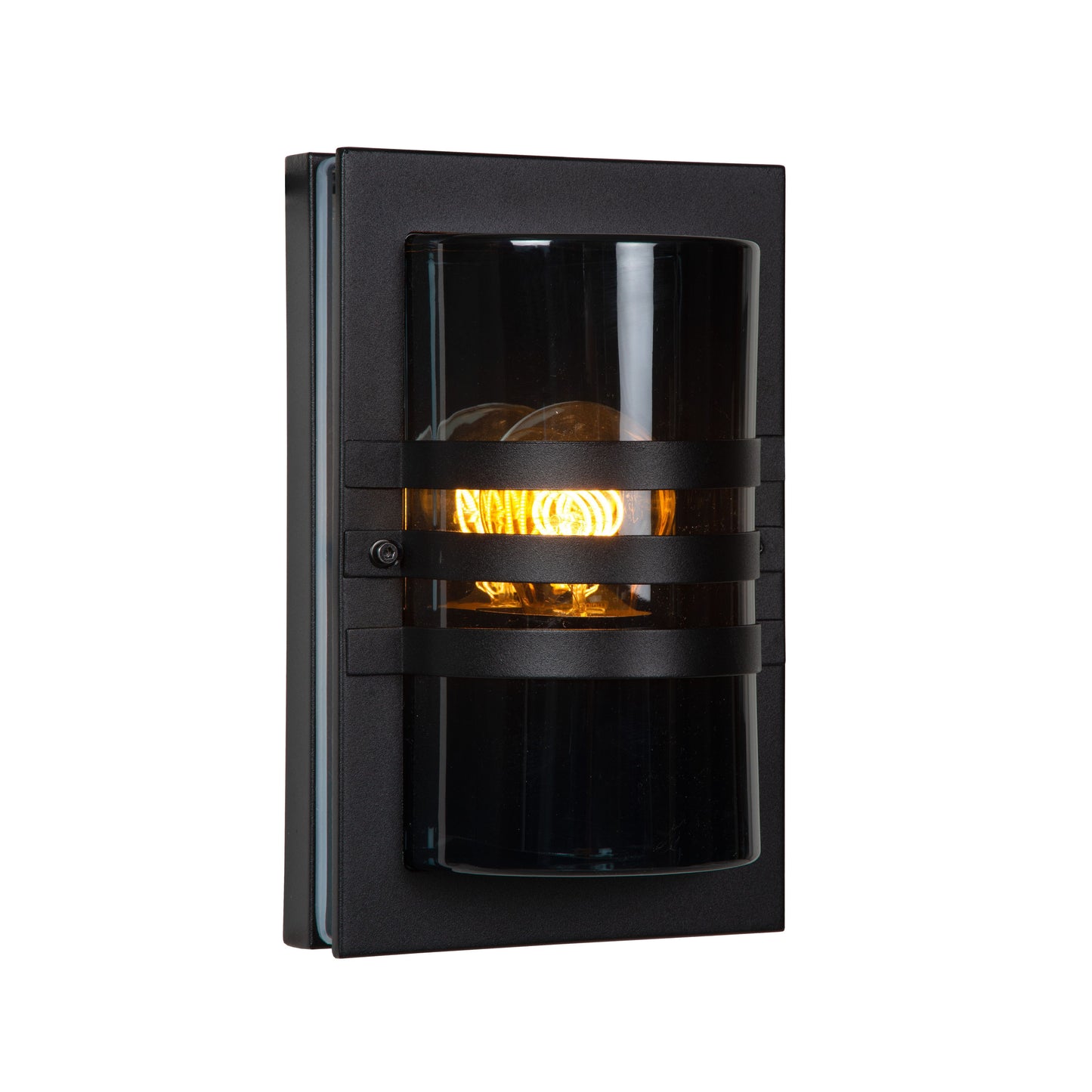 Lucide PRIVAS - Wall light Indoor/Outdoor - 1x E27 - IP44 - Black