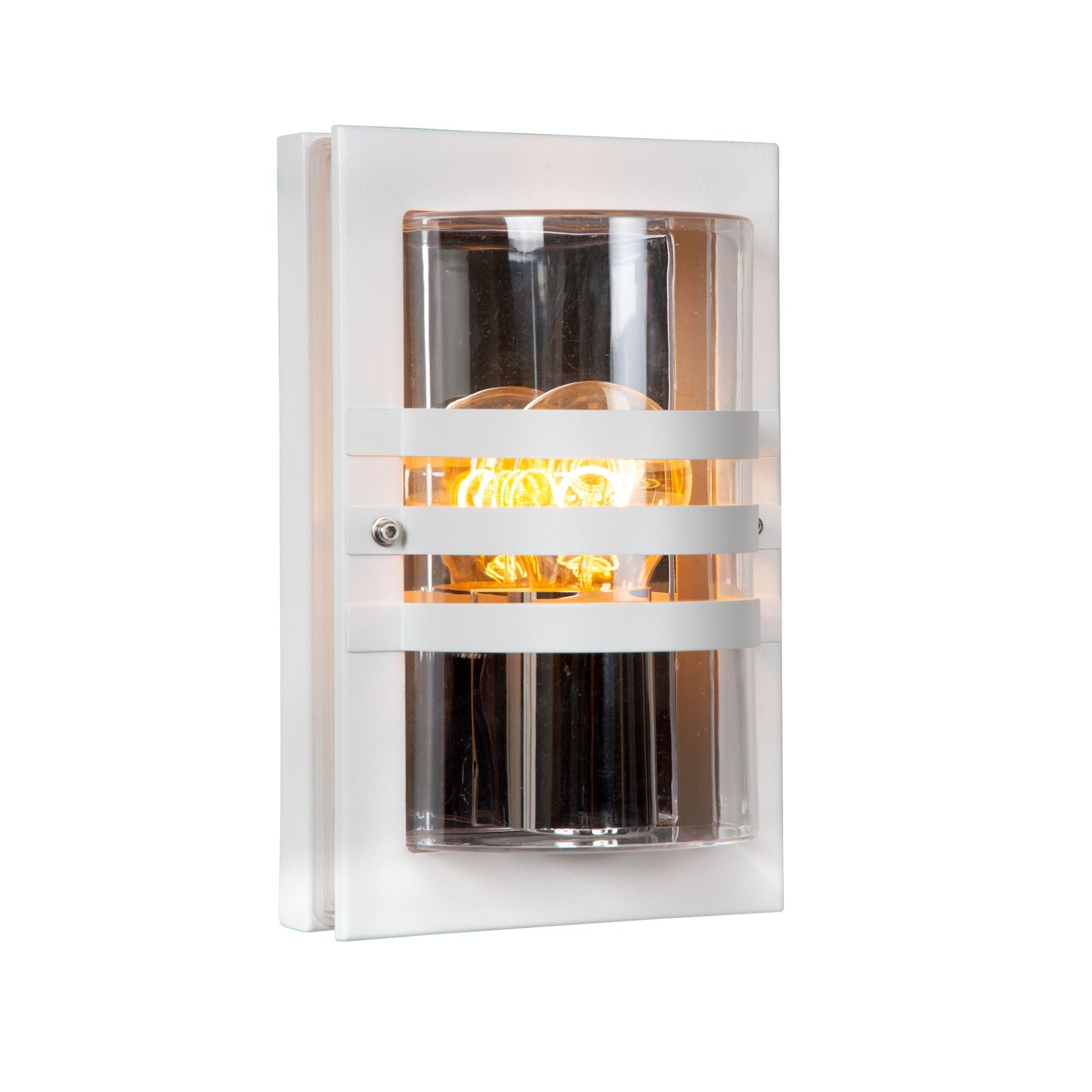 Lucide PRIVAS - Wall light Indoor/Outdoor - 1x E27 - IP44 - White