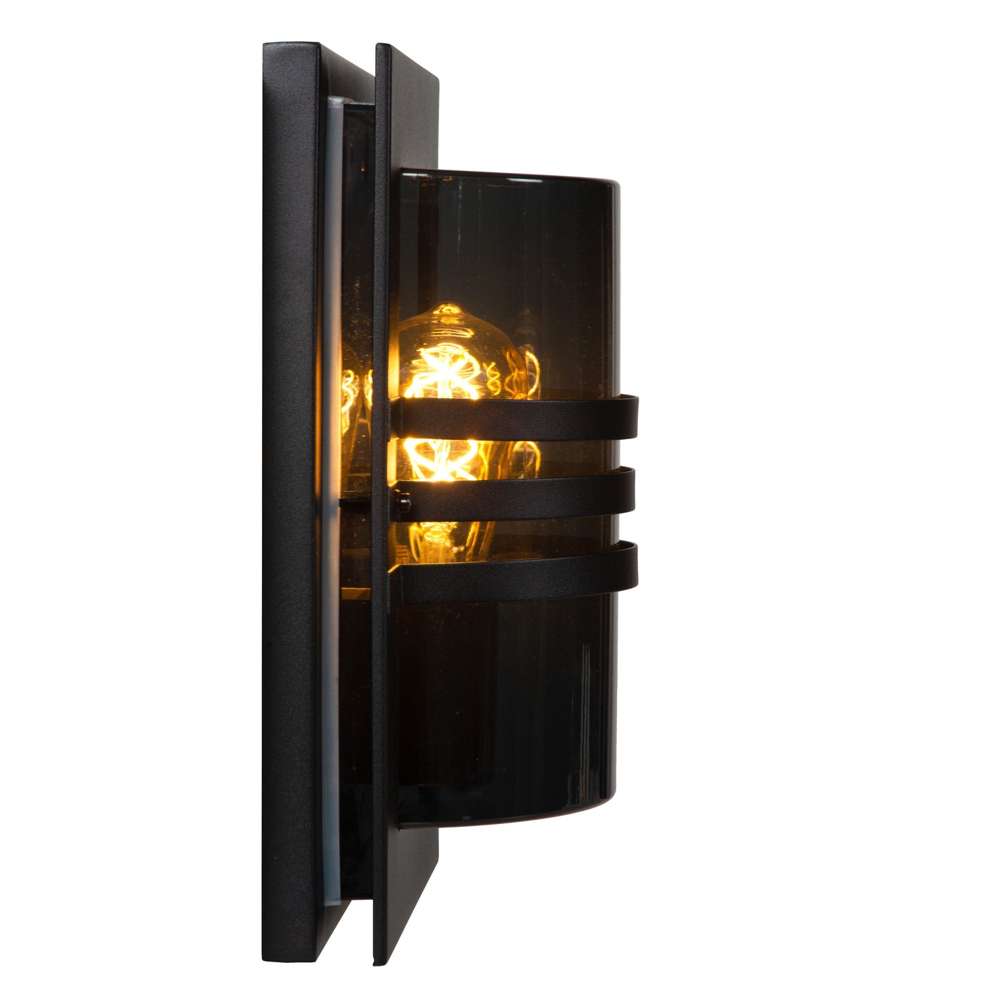 Lucide PRIVAS - Wall light Indoor/Outdoor - 1xE27 - IP44 - Black