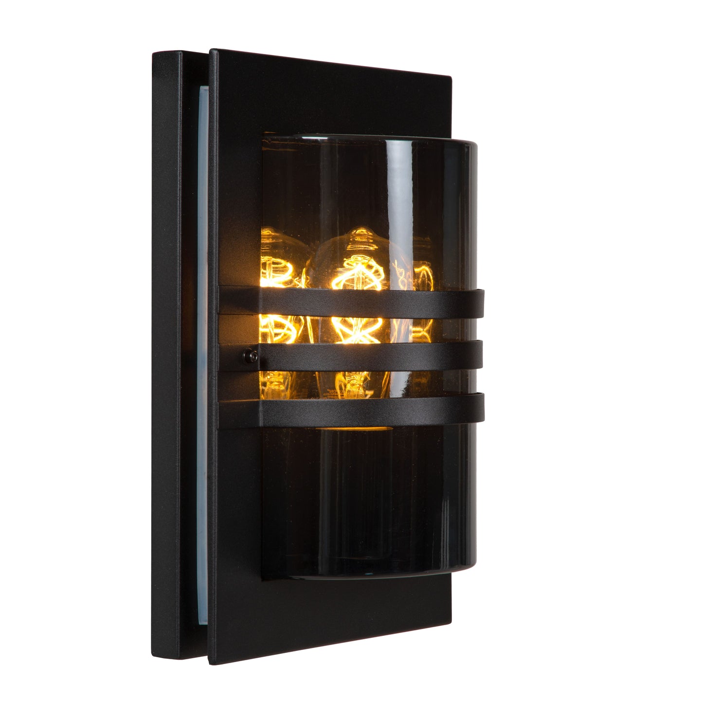 Lucide PRIVAS - Wall light Indoor/Outdoor - 1xE27 - IP44 - Black