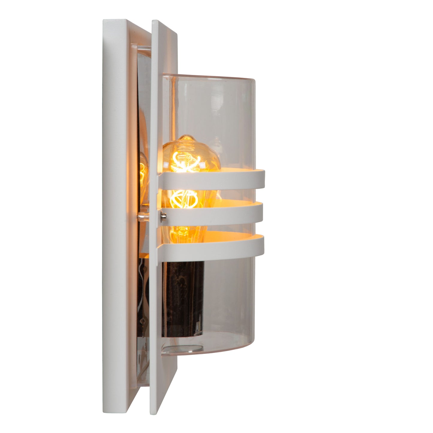 Lucide PRIVAS - Wall light Indoor/Outdoor - 1xE27 - IP44 - White