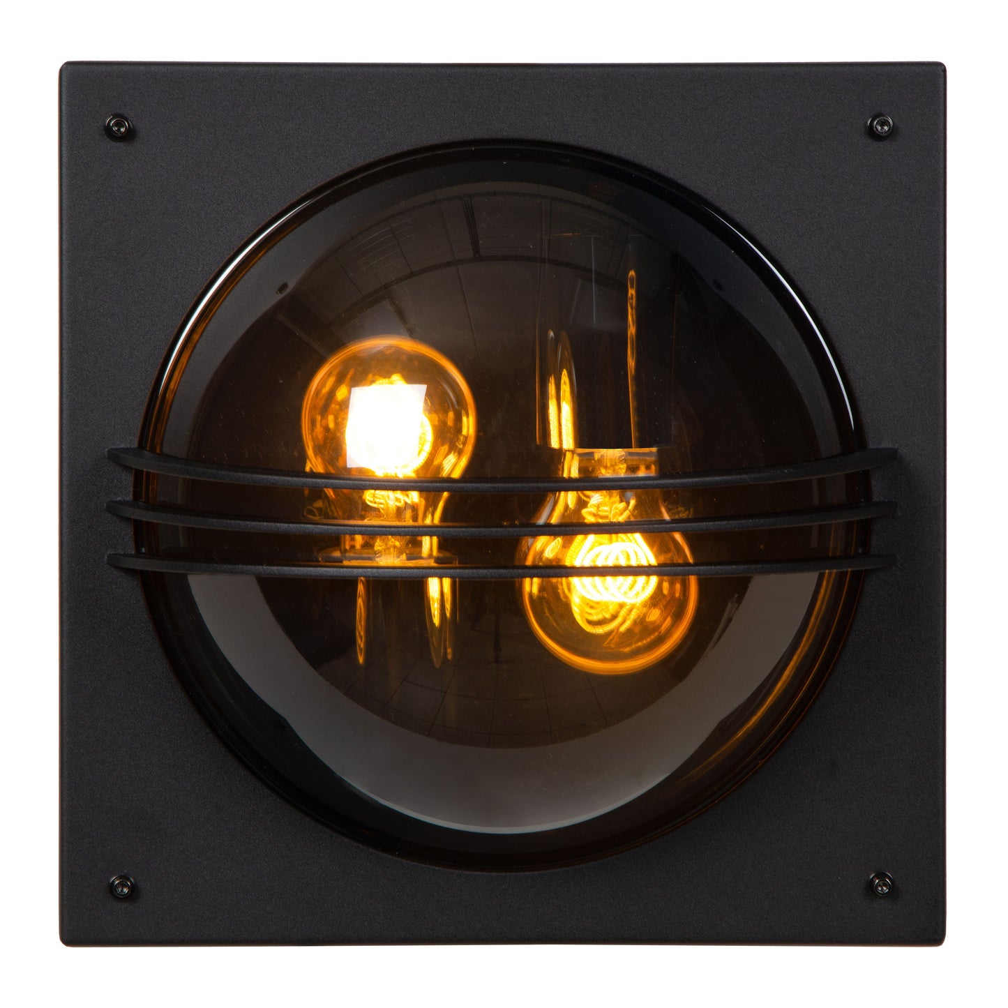 Lucide PRIVAS - Wall light Indoor/Outdoor - 2xE27 - IP44 - Black