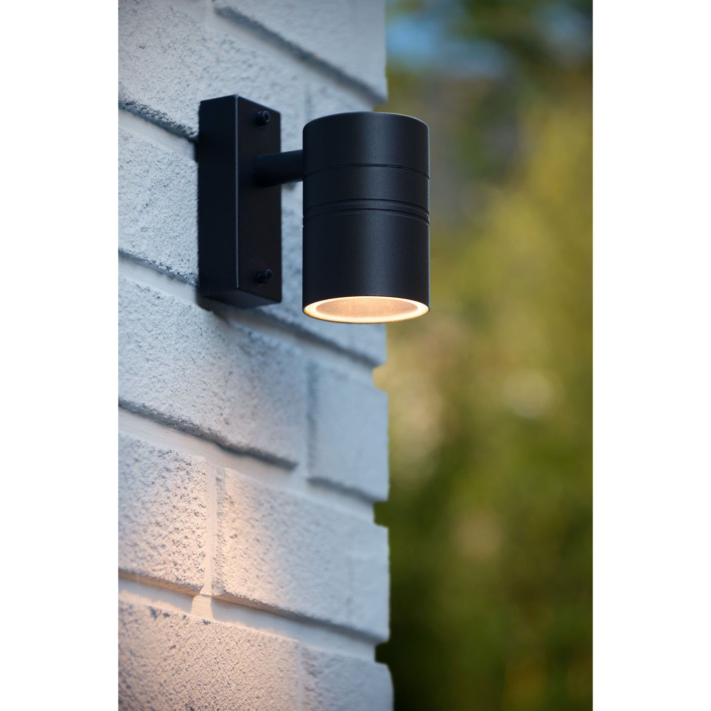 Lucide ARNE-LED - Wall spotlight / Wall light Indoor/Outdoor - Ø 6,3 cm - LED - GU10 - 1x5W 2700K - IP44 - Black