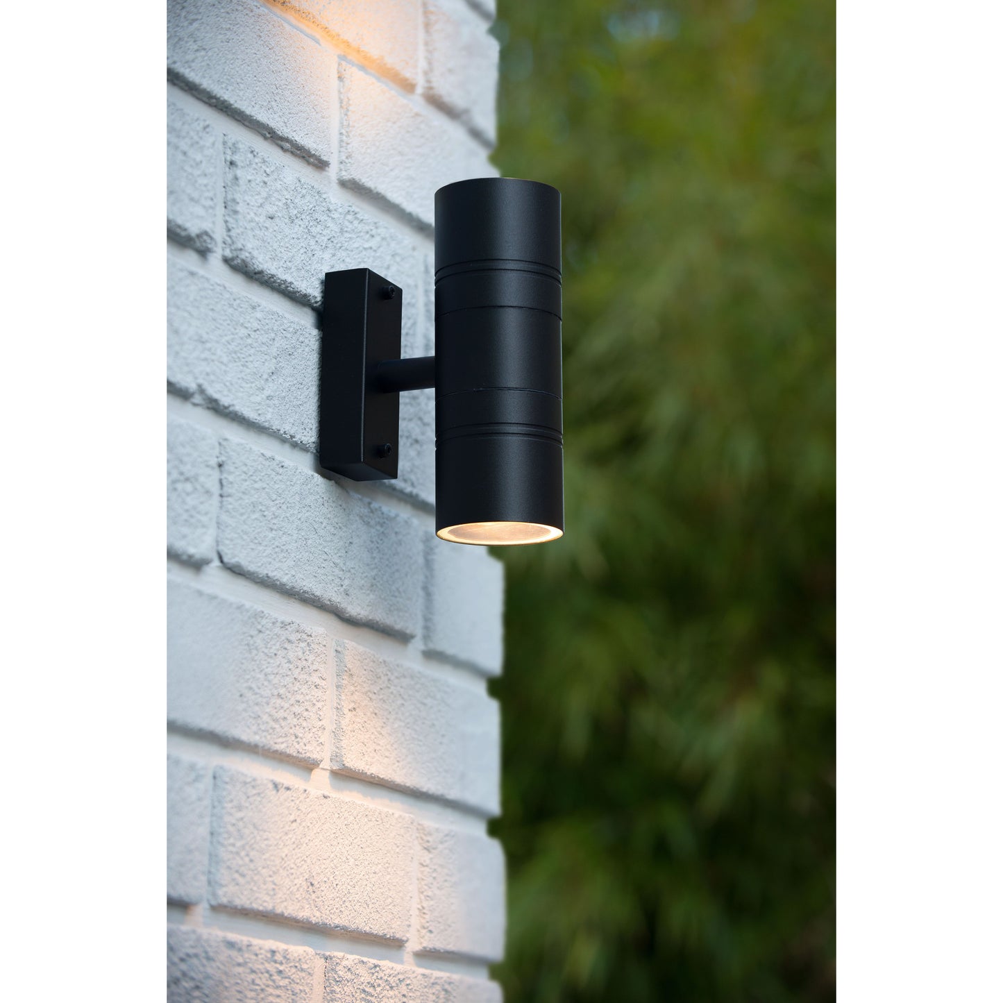 Lucide ARNE-LED - Wall spotlight / Wall light Indoor/Outdoor - Ø 6,3 cm - LED - GU10 - 2x5W 2700K - IP44 - Black