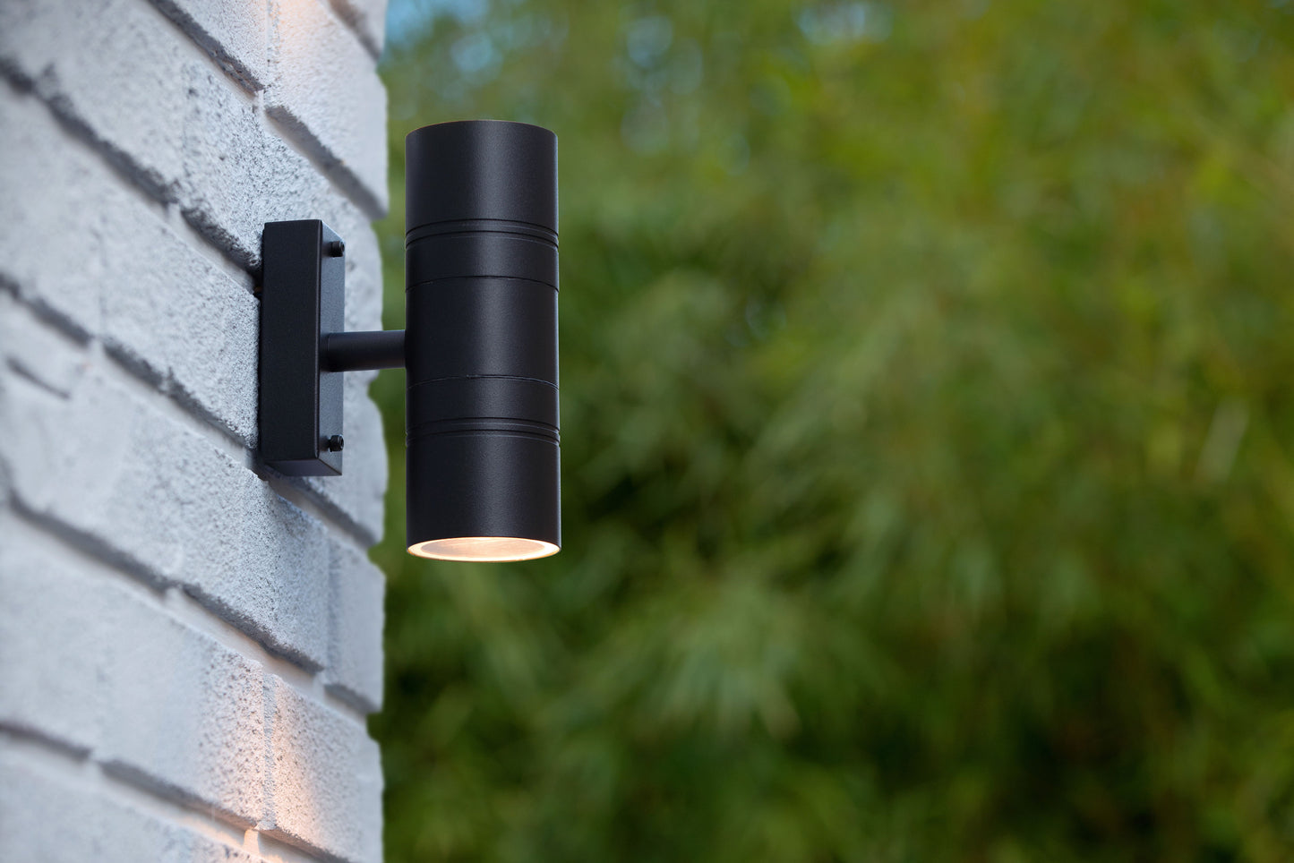 Lucide ARNE-LED - Wall spotlight / Wall light Indoor/Outdoor - Ø 6,3 cm - LED - GU10 - 2x5W 2700K - IP44 - Black