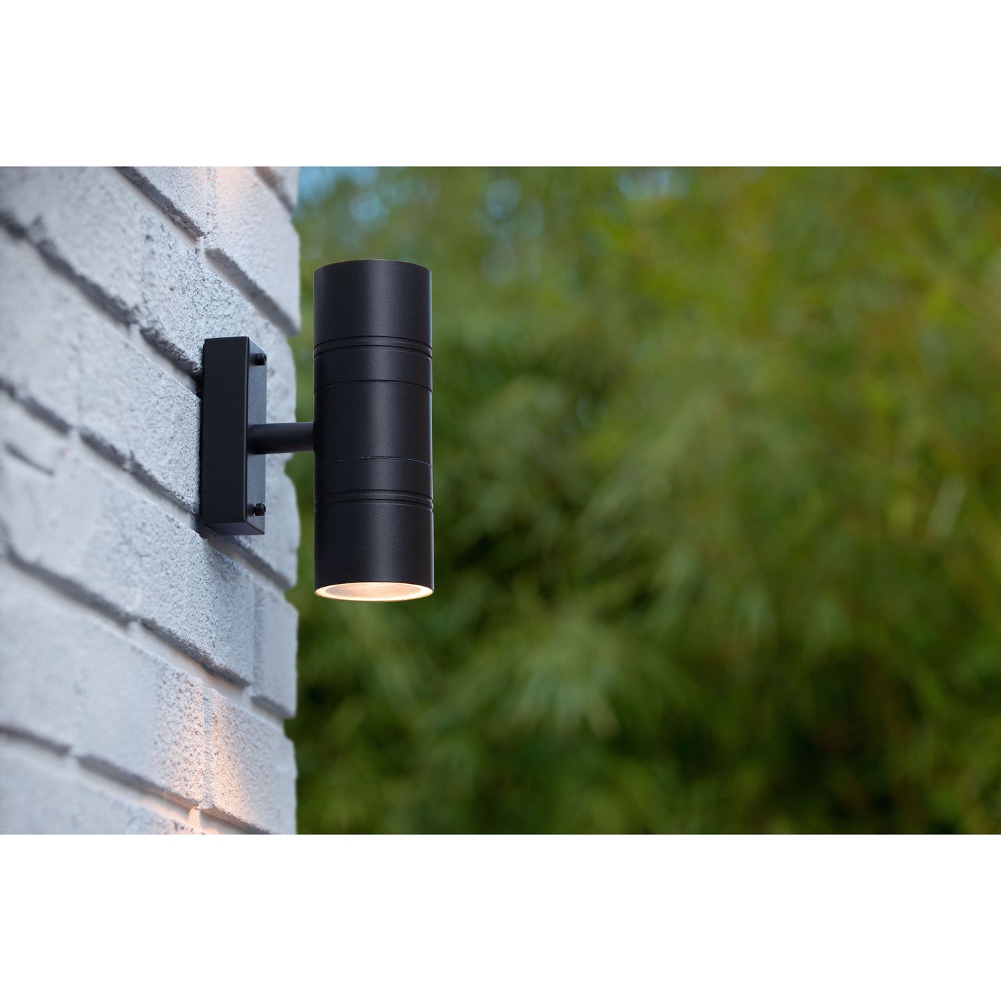 Lucide ARNE-LED - Wall spotlight / Wall light Indoor/Outdoor - Ø 6,3 cm - LED - GU10 - 2x5W 2700K - IP44 - Black