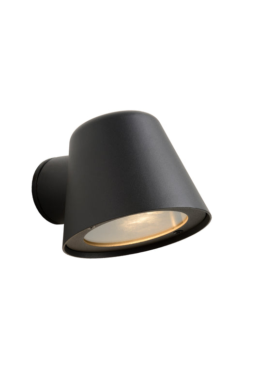 Lucide DINGO-LED - Wall light Indoor/Outdoor - LED Dim. - GU10 - 1x5W 3000K - IP44 - Anthracite