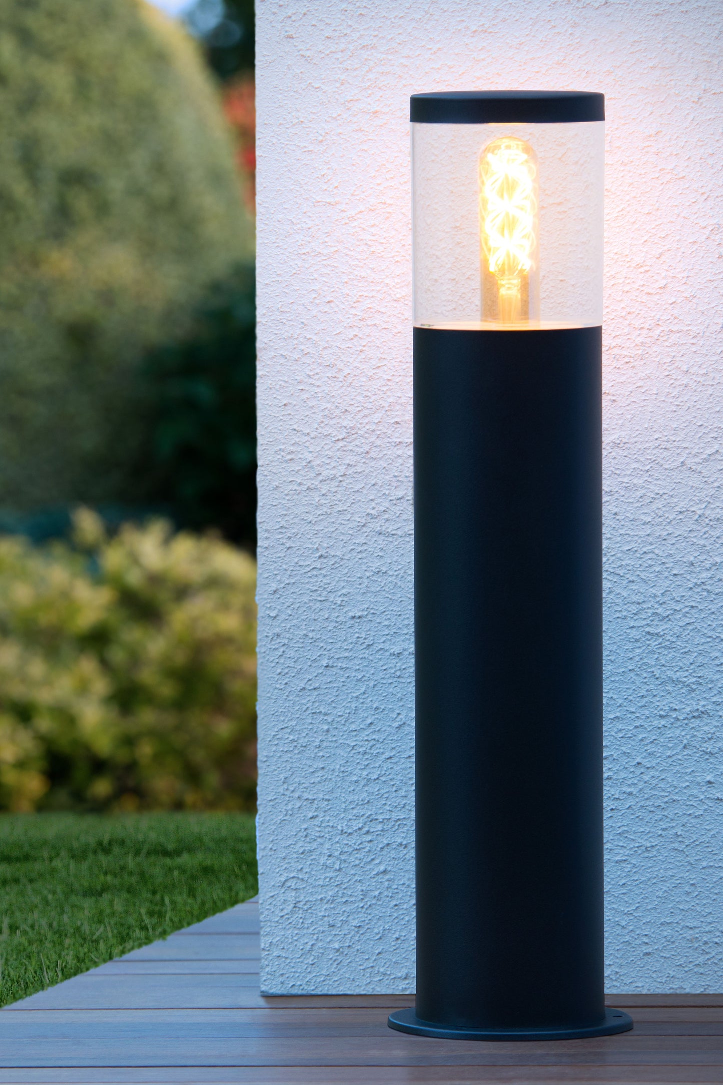 Lucide FEDOR - Bollard light - 1x E27 - IP44 - Black