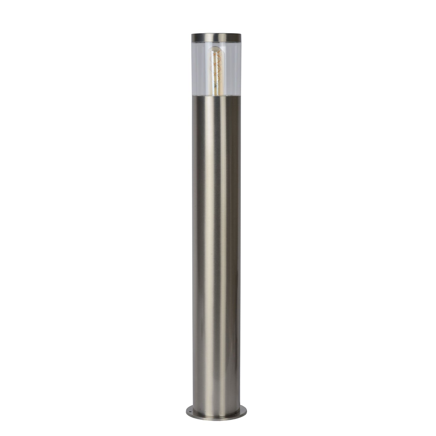 Lucide FEDOR - Bollard light - 1xE27 - IP44 - Satin Chrome