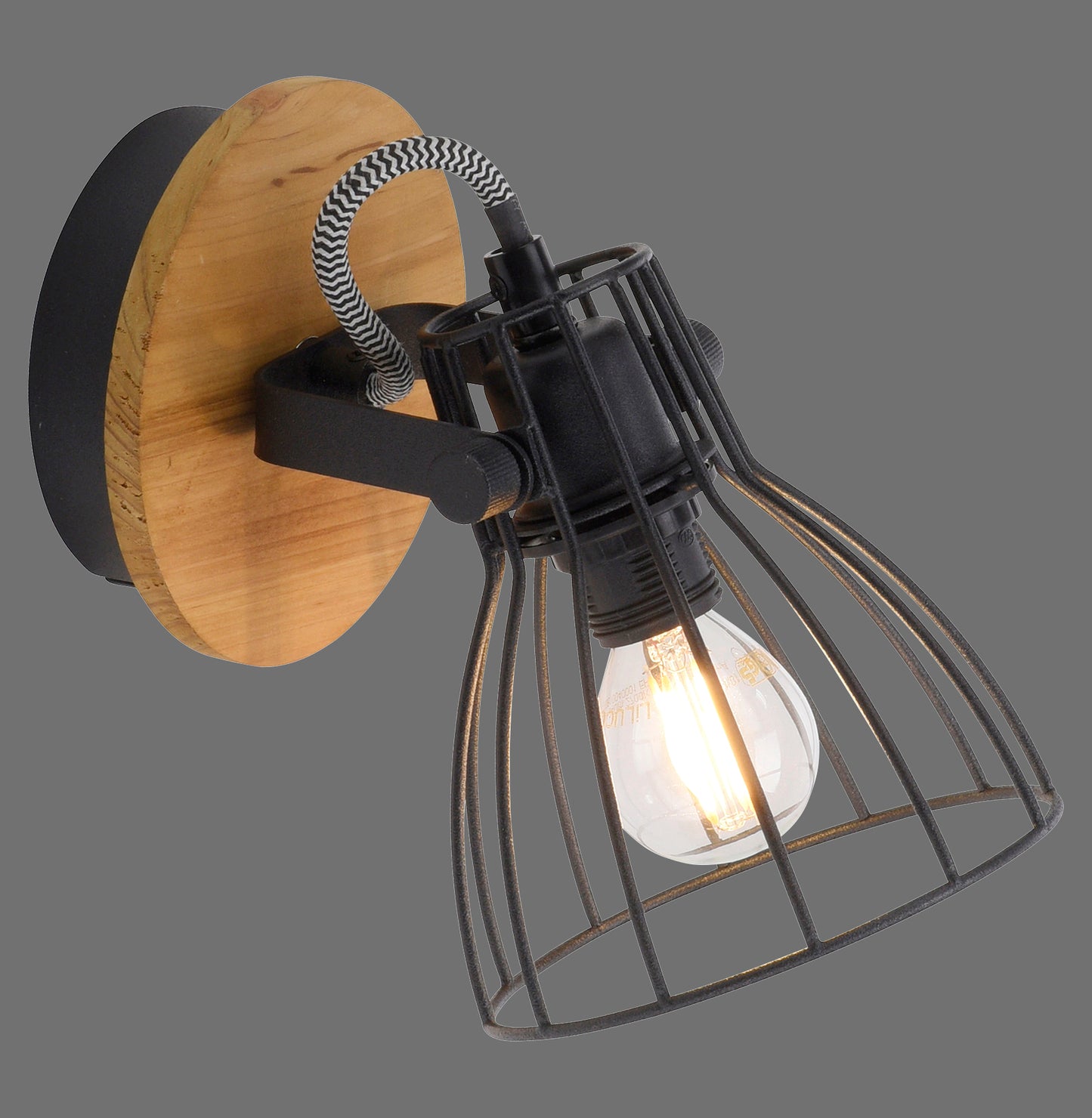 Taro - Ceiling Light - Black - By Just Light - (15117-18)