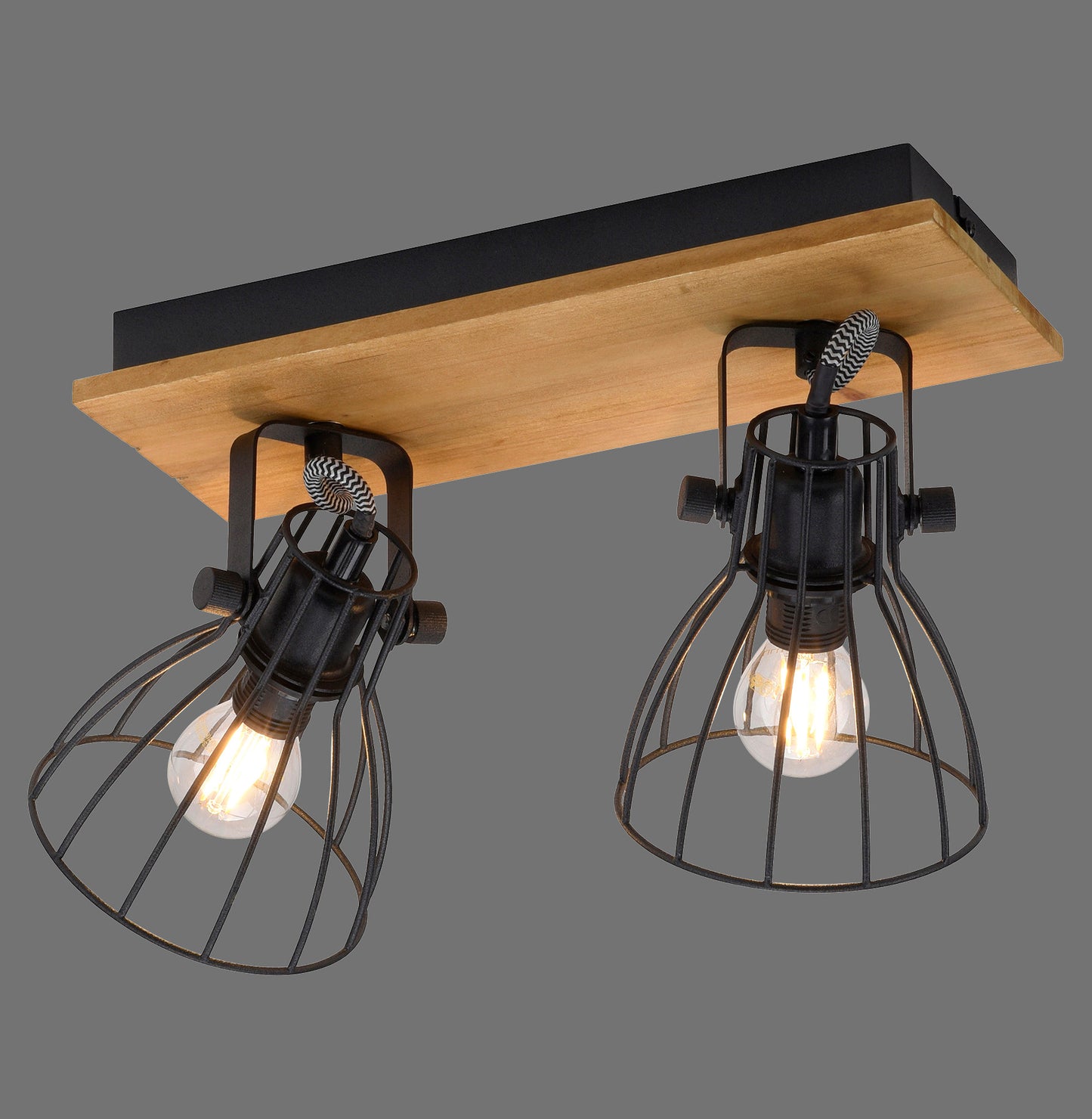 Taro - Ceiling Light - Black - By Just Light - (15118-18)