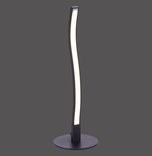 Wave - Table Lamp - Black - By Just Light - (15128-18)