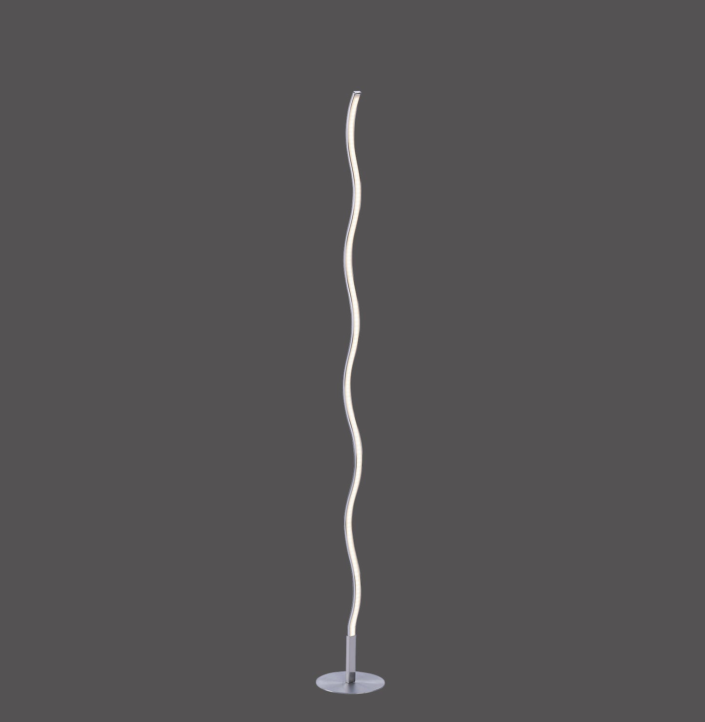 Wave - Floor Lamp - Steel - By Just Light - (15168-55)