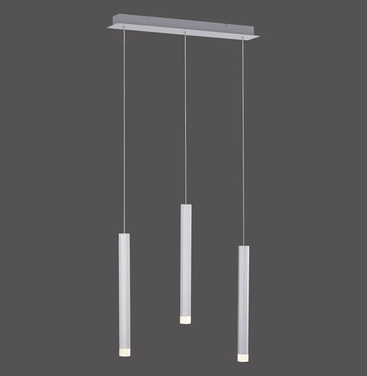 Bruno - Pendant Light - Aluminium - By Just Light - (15203-95)