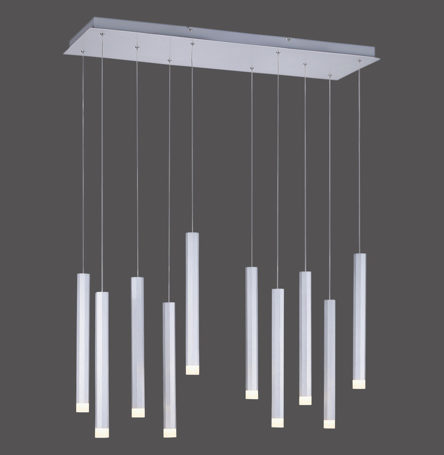 Bruno - Pendant Light - Aluminium - By Just Light - (15206-95)