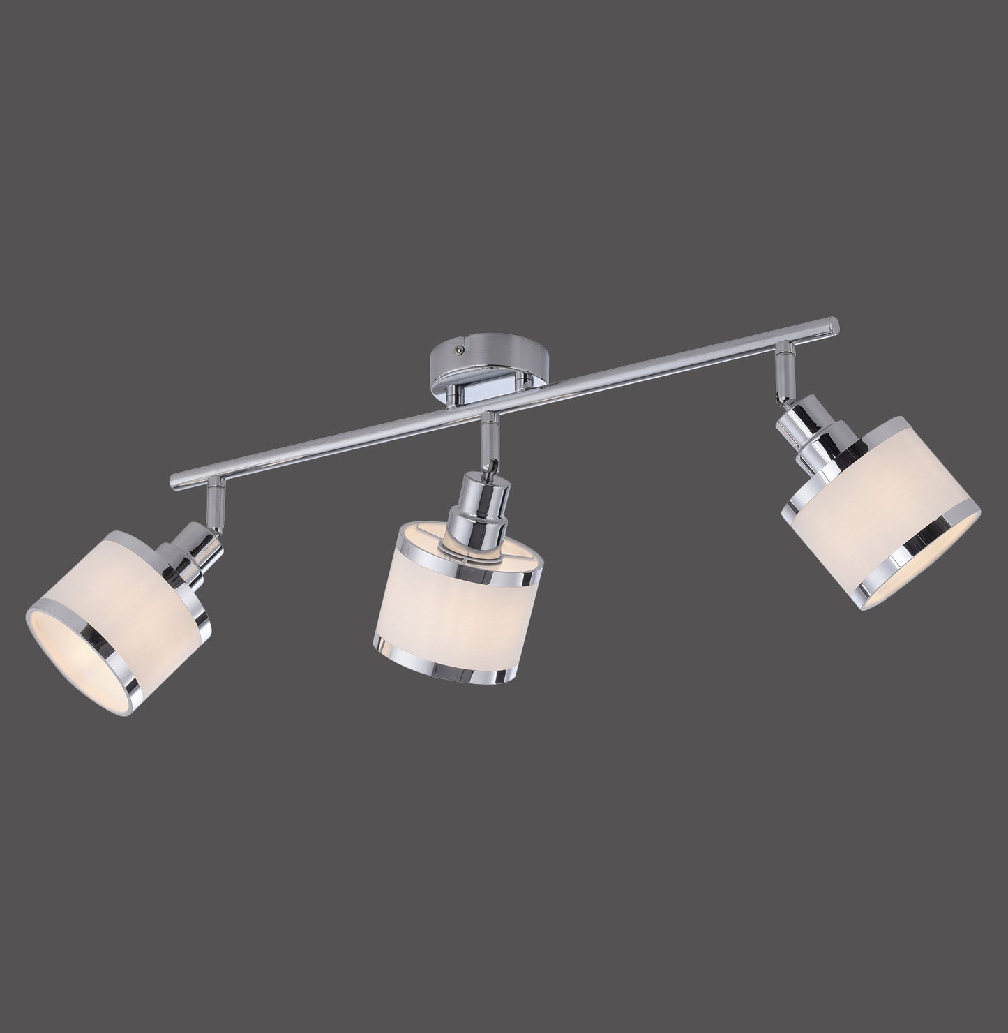 Accor - Ceiling Light - Chrome - By Just Light - (15373-17)