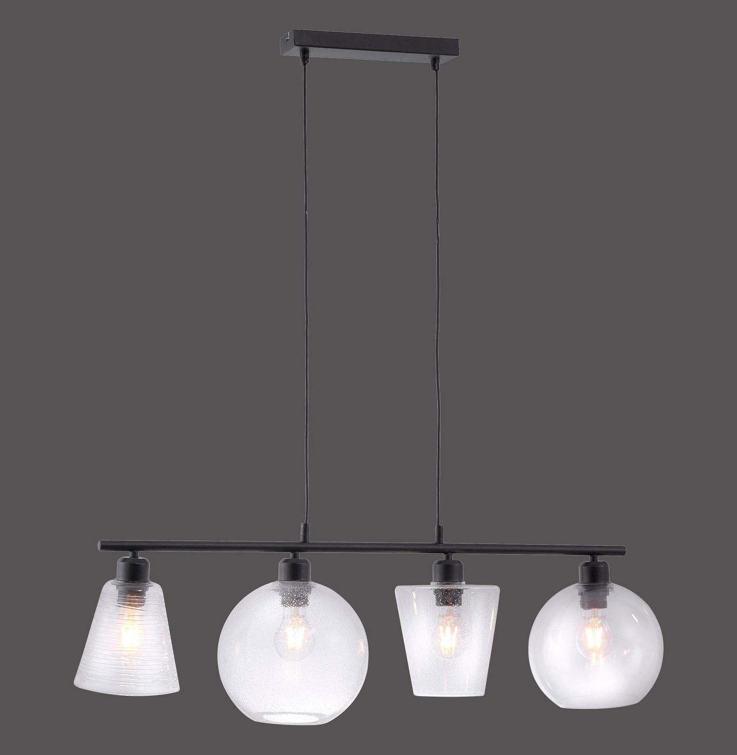 Sophie - Pendant Light - Black - By Just Light - (15400-18)