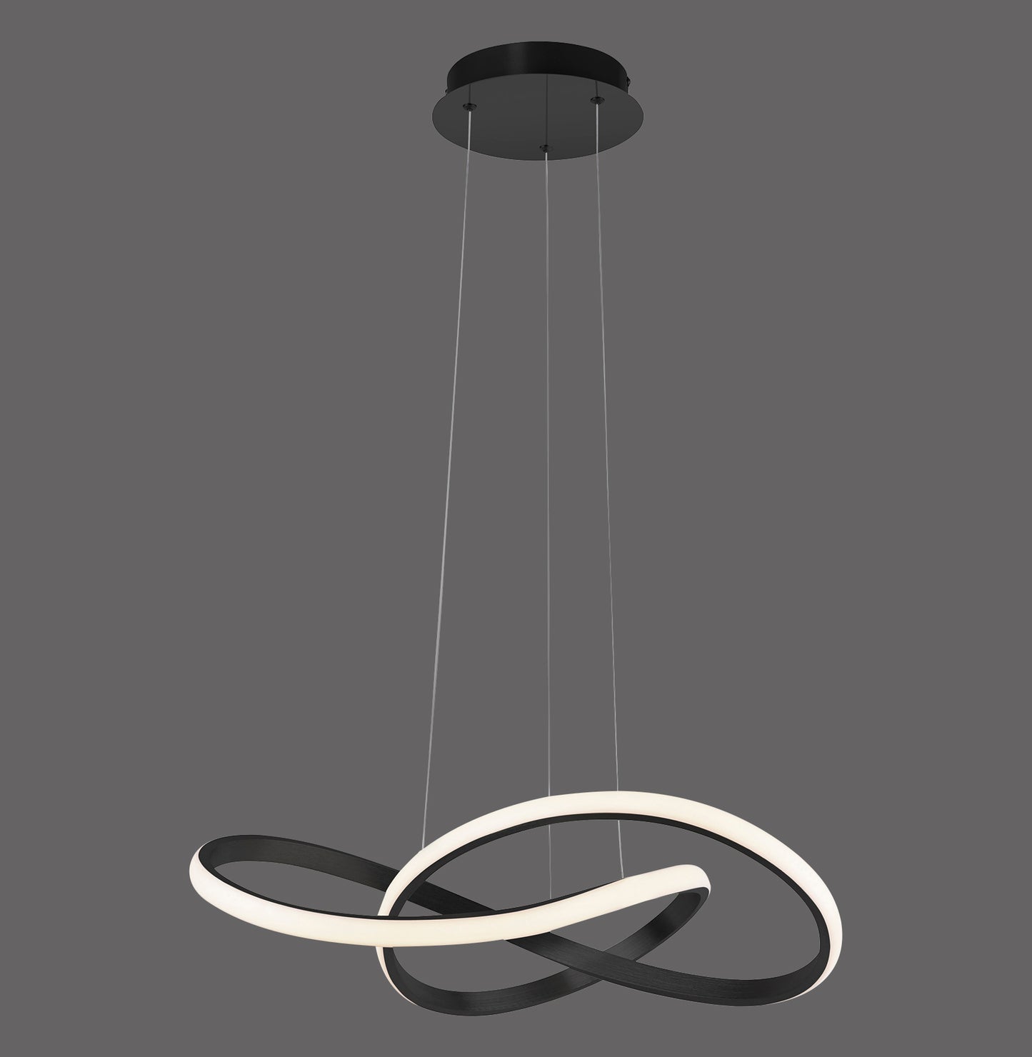 Maria - Pendant Light - Black - By Just Light - (15402-18)