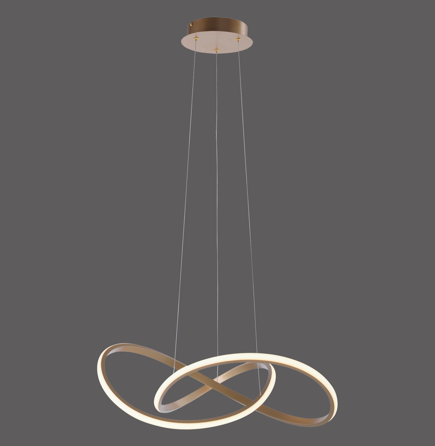 Maria - Pendant Light - Brass Matt - By Just Light - (15402-60)