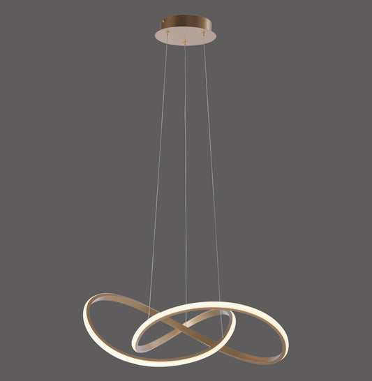 Maria - Pendant Light - Brass Matt - By Just Light - (15402-60)