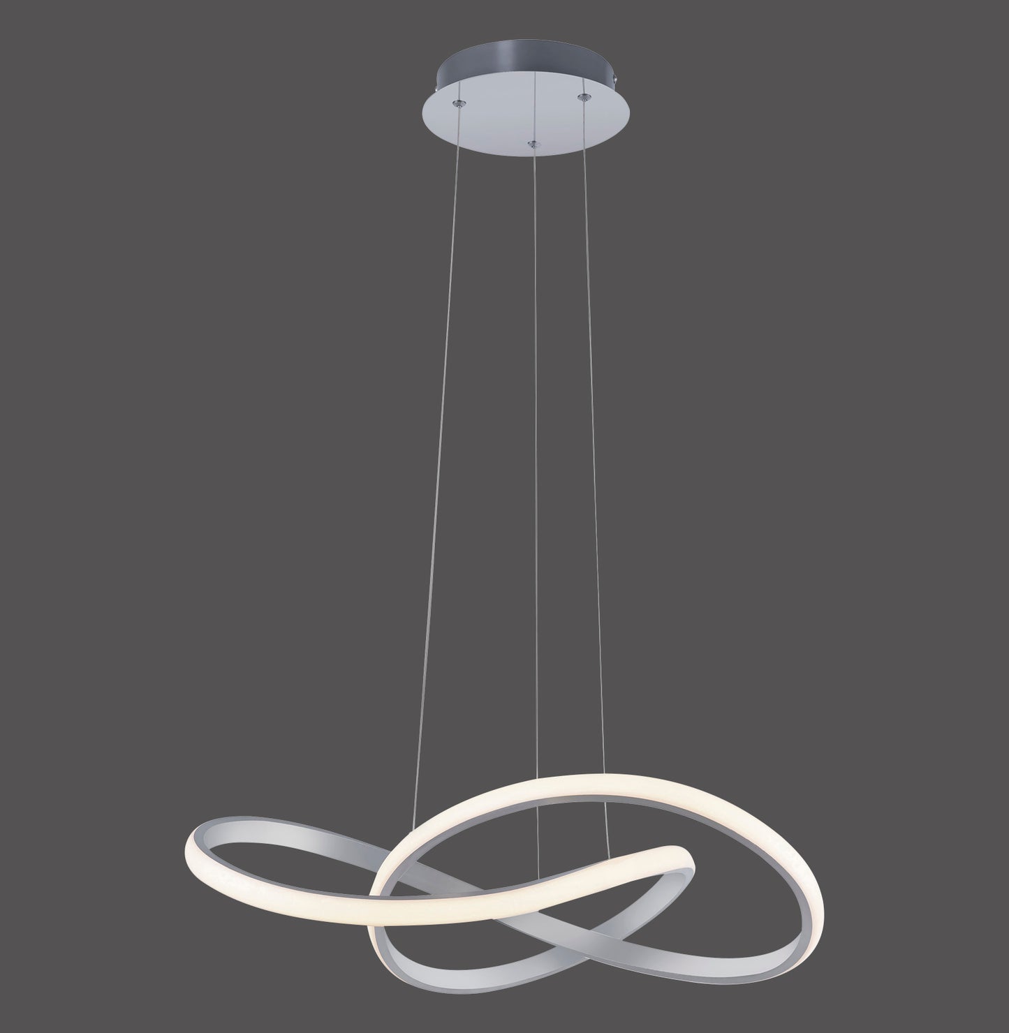 Maria - Pendant Light - Aluminium - By Just Light - (15402-95)