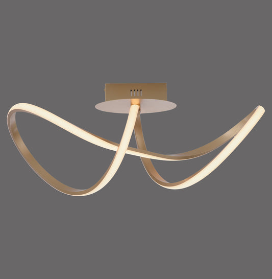 Maria - Ceiling Light - Brass Matt - By Just Light - (15403-60)