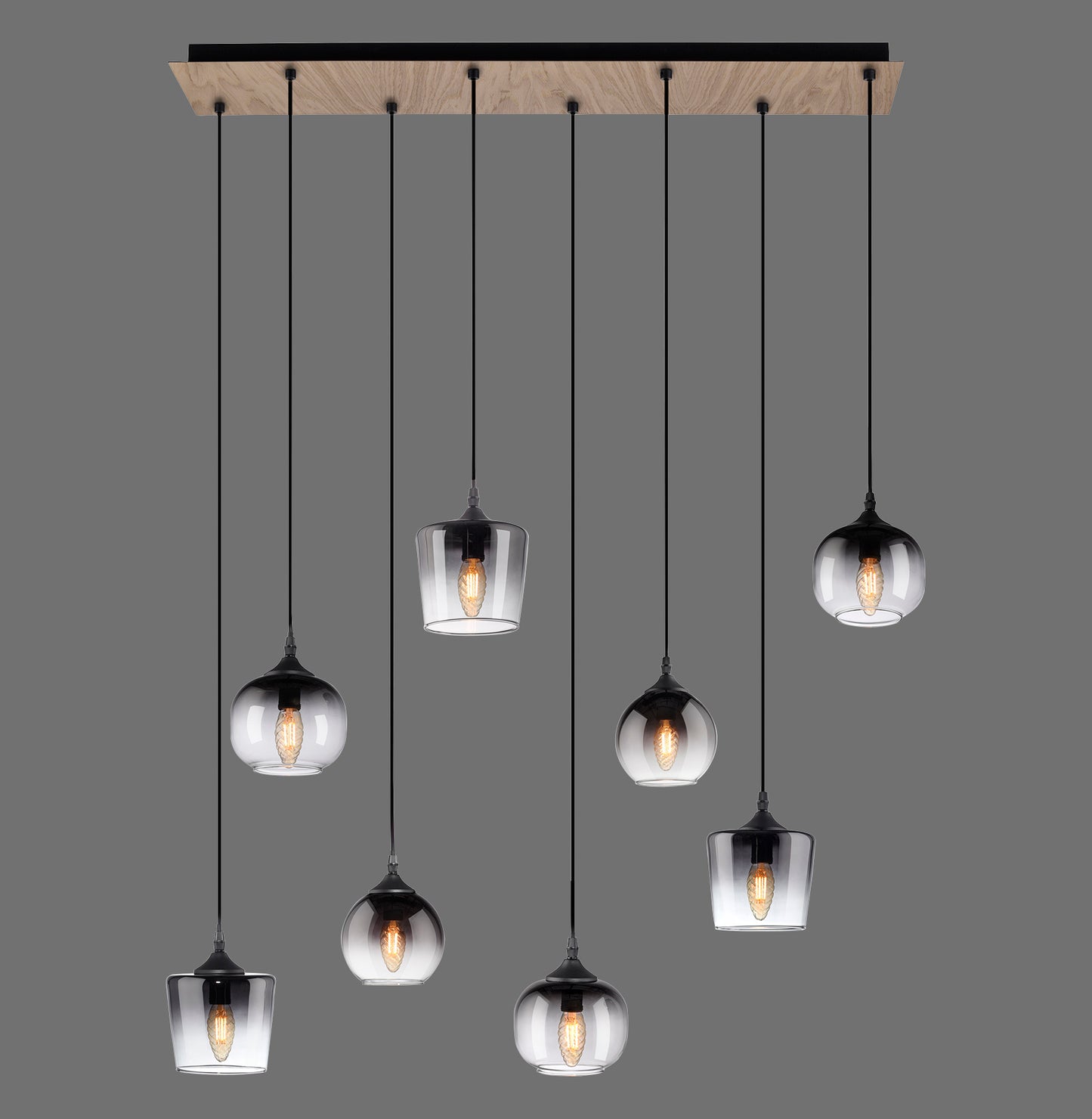 Green Zea - Pendant Light - Natural Wood - By Just Light - (15426-79)