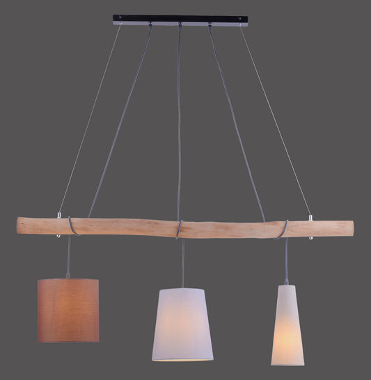 Damian - Pendant Light - Brown - By Just Light - (15460-23)