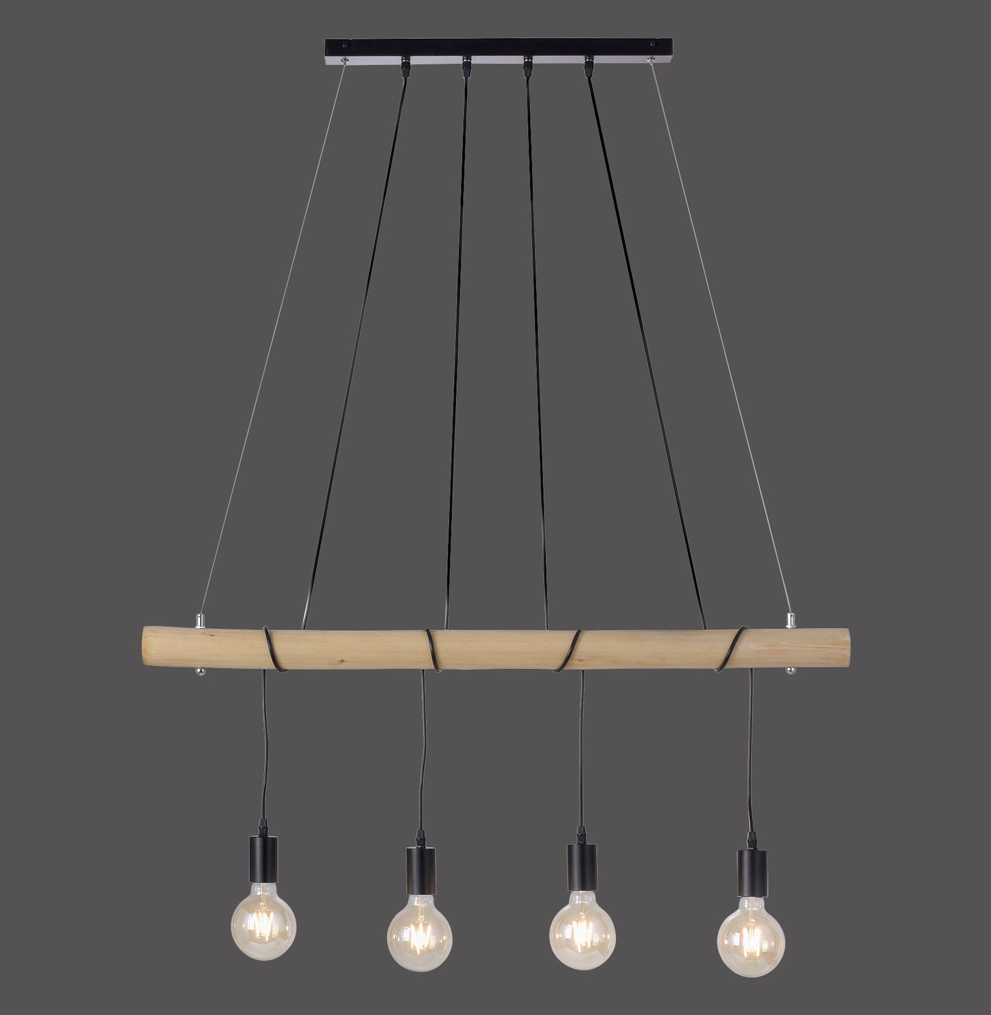 Tero - Pendant Light - Black - By Just Light - (15505-18)