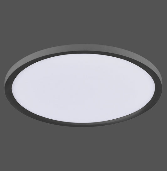 Flat - Ceiling Light - Black - By Just Light - (15571-18)