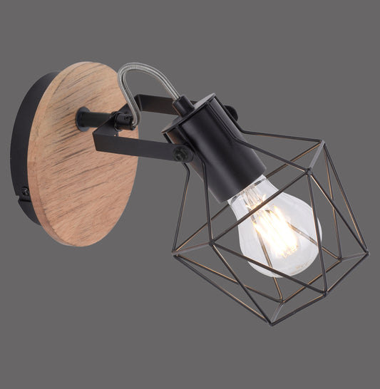 Jaro - Wall Light - Natural Wood - By Just Light - (15671-78)