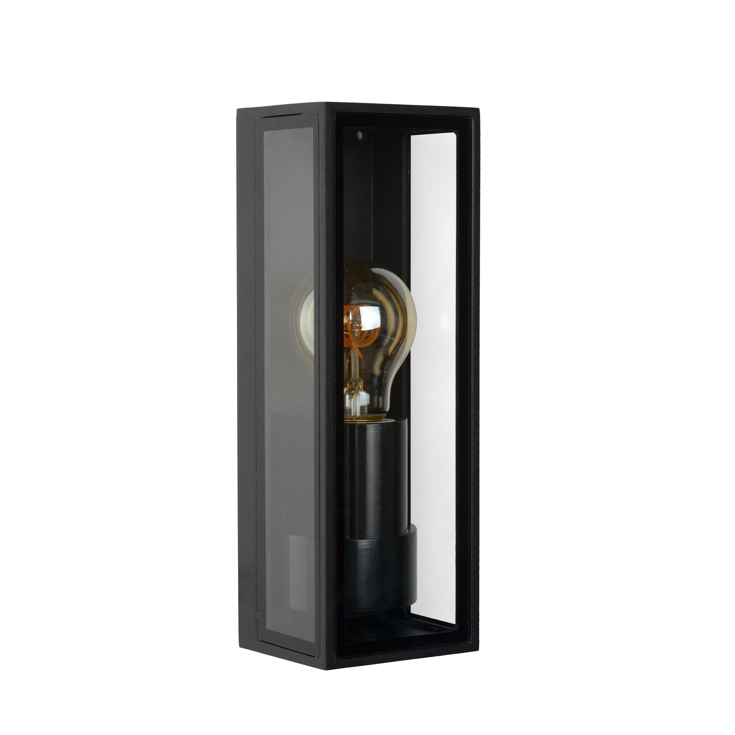 Lucide DUKAN - Wall light Indoor/Outdoor - 1xE27 - IP65 - Black