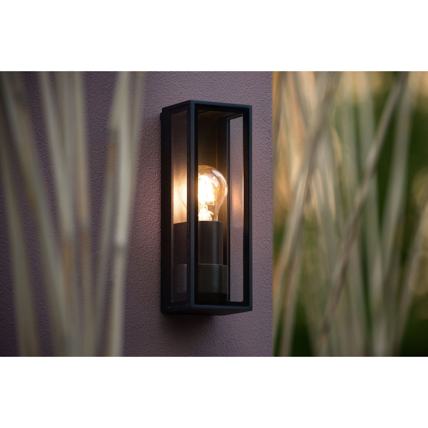 Lucide DUKAN - Wall light Indoor/Outdoor - 1xE27 - IP65 - Black