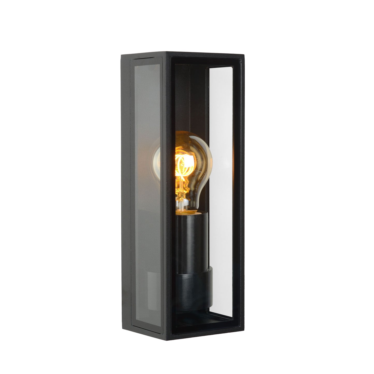 Lucide DUKAN - Wall light Indoor/Outdoor - 1xE27 - IP65 - Black