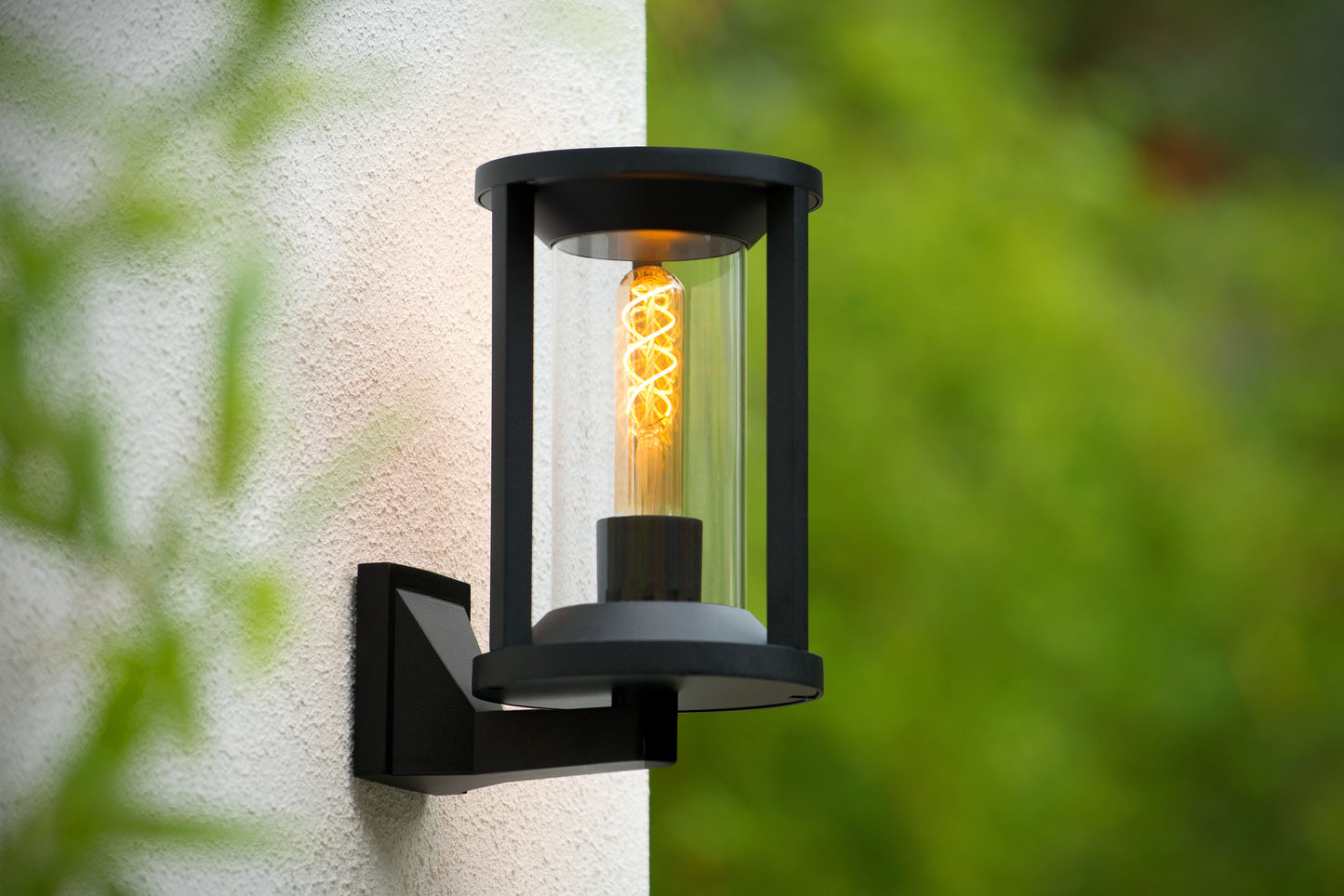 Lucide CADIX - Wall light Indoor/Outdoor - 1xE27 - IP65 - Black