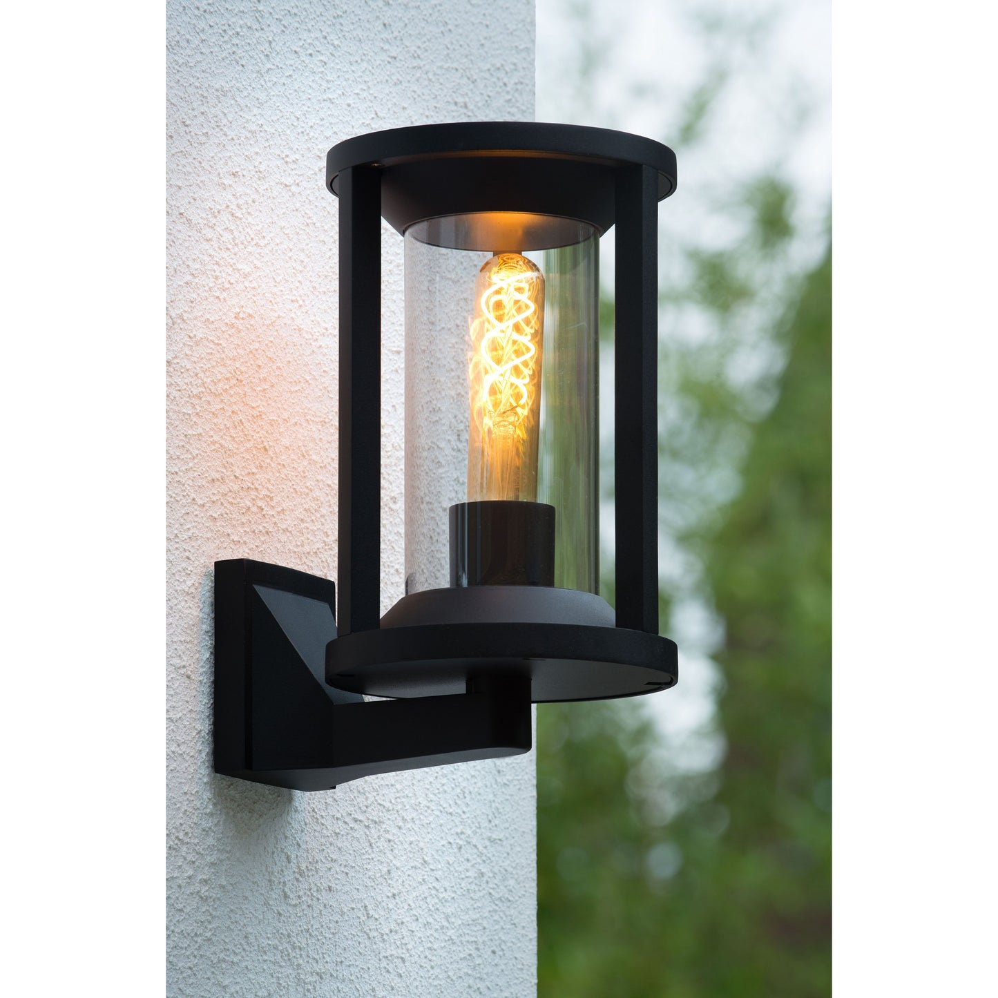 Lucide CADIX - Wall light Indoor/Outdoor - 1xE27 - IP65 - Black