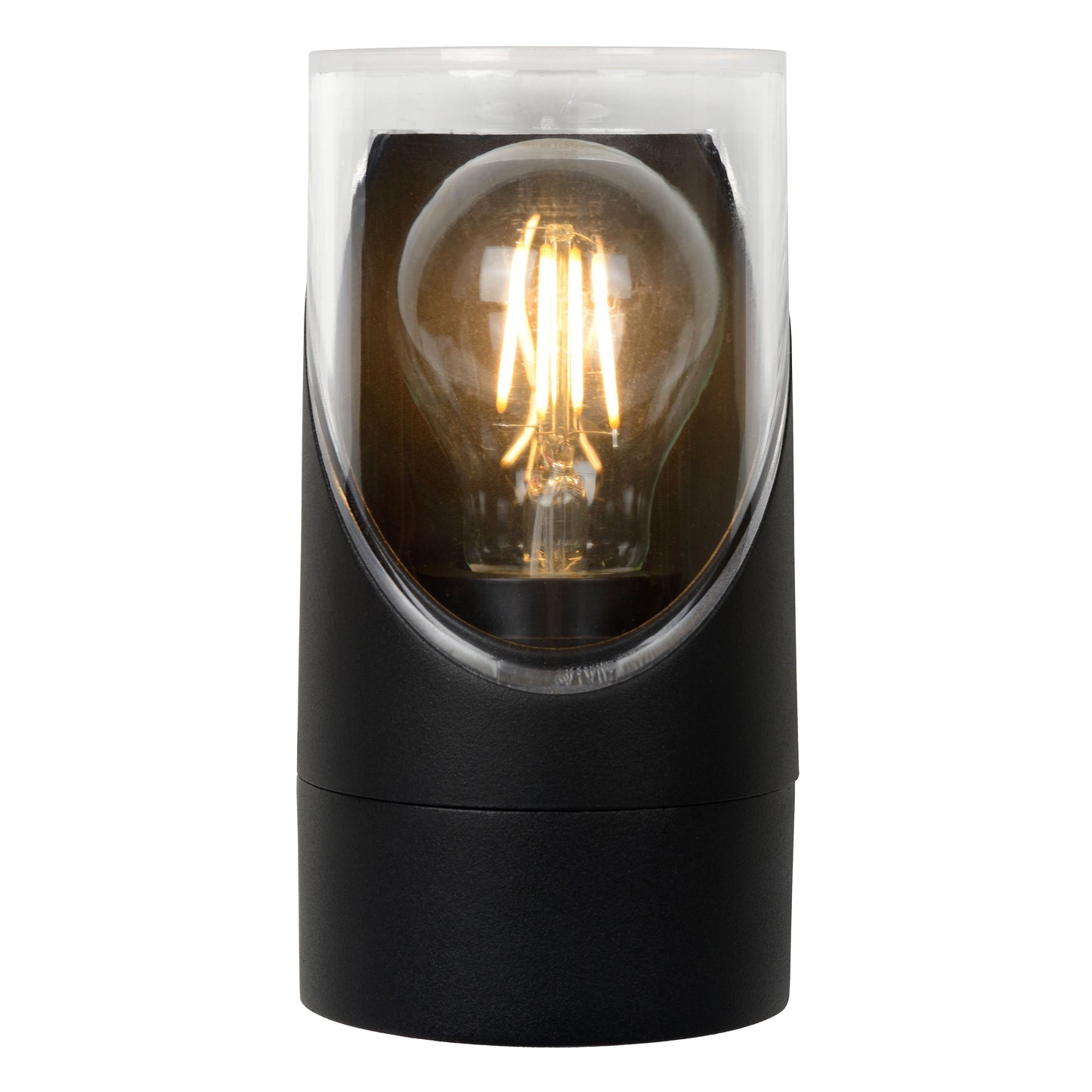 Lucide NORMAN - Wall light Indoor/Outdoor - Ø 9 cm - 1xE27 - IP65 - Black