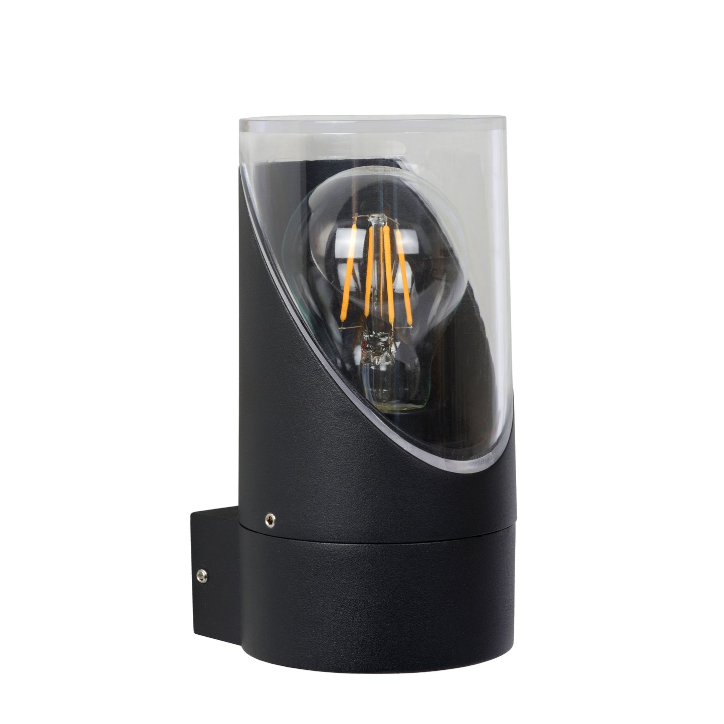 Lucide NORMAN - Wall light Indoor/Outdoor - Ø 9 cm - 1xE27 - IP65 - Black