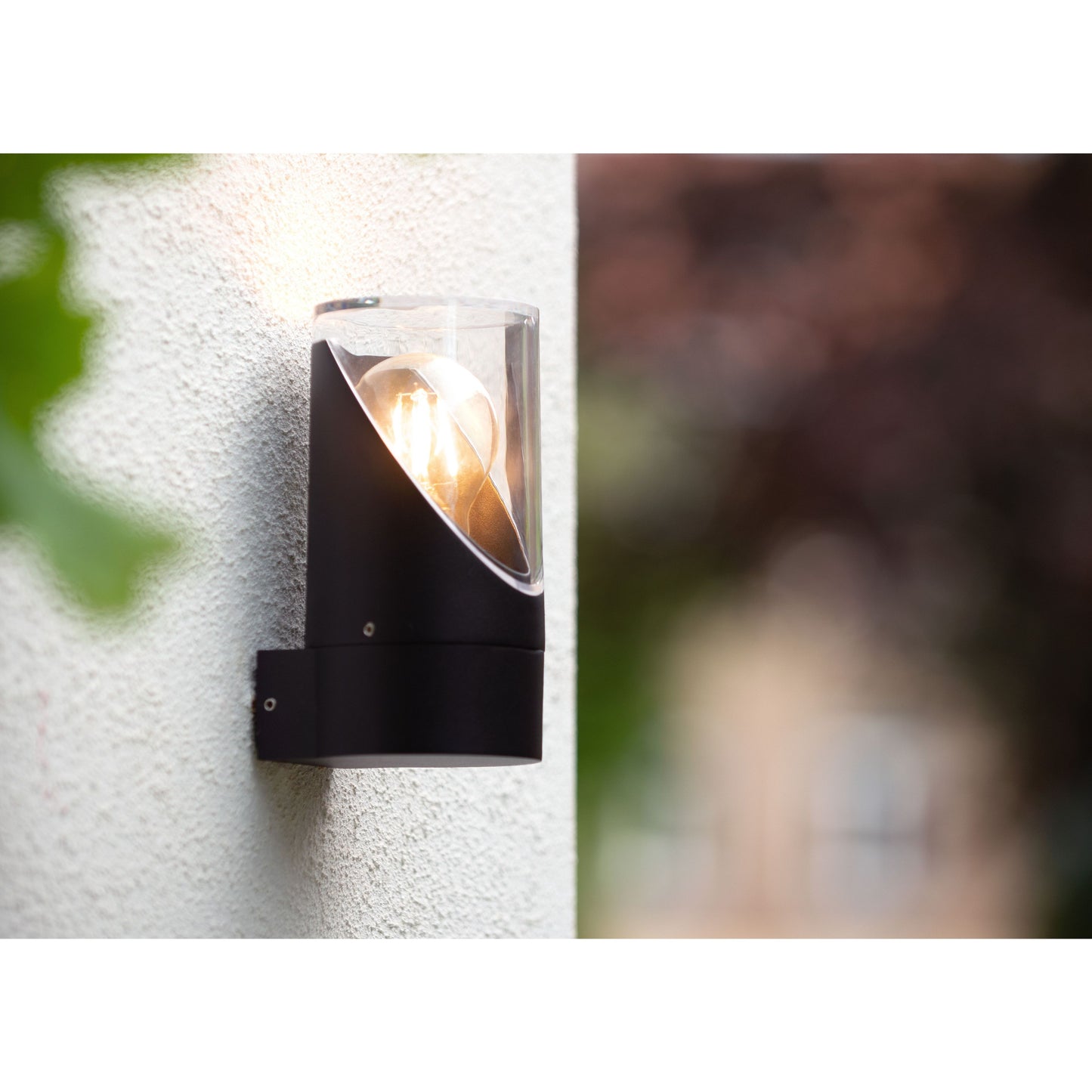 Lucide NORMAN - Wall light Indoor/Outdoor - Ø 9 cm - 1xE27 - IP65 - Black