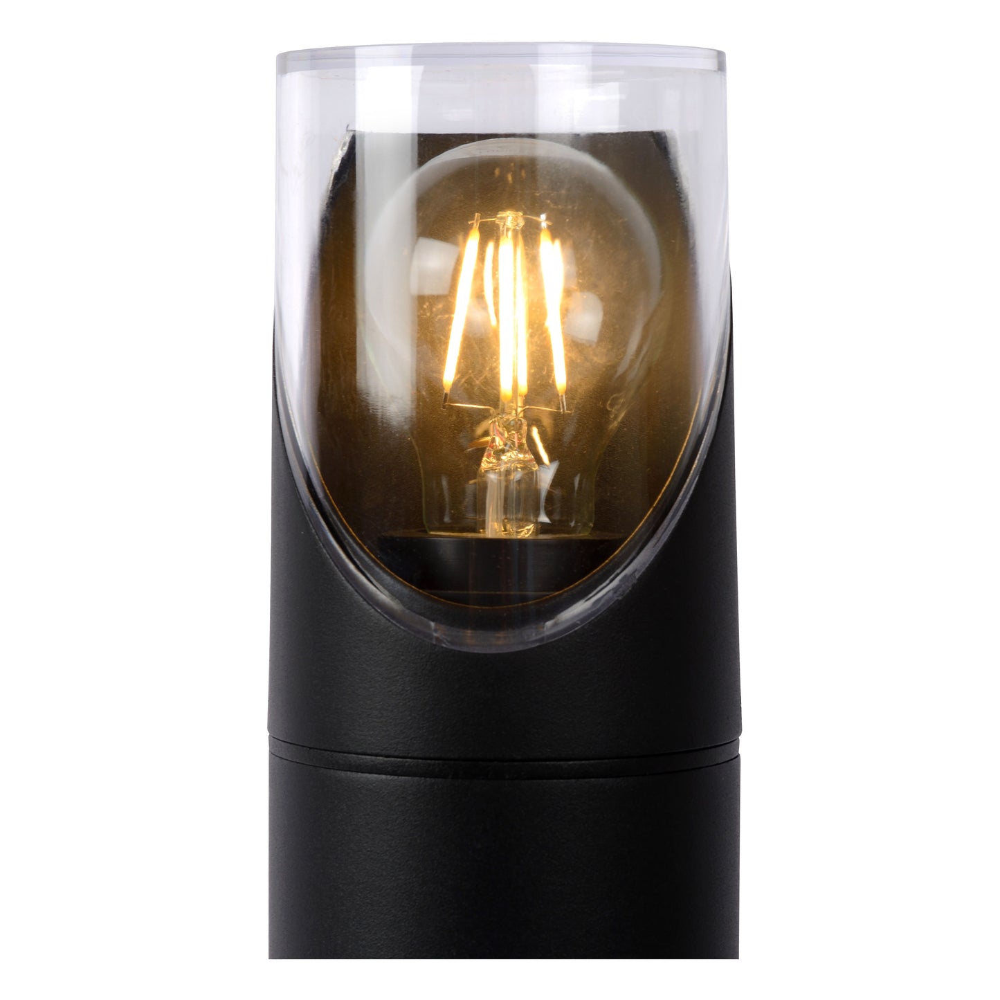 Lucide NORMAN - Bollard light - Ø 9 cm - 1xE27 - IP65 - Black