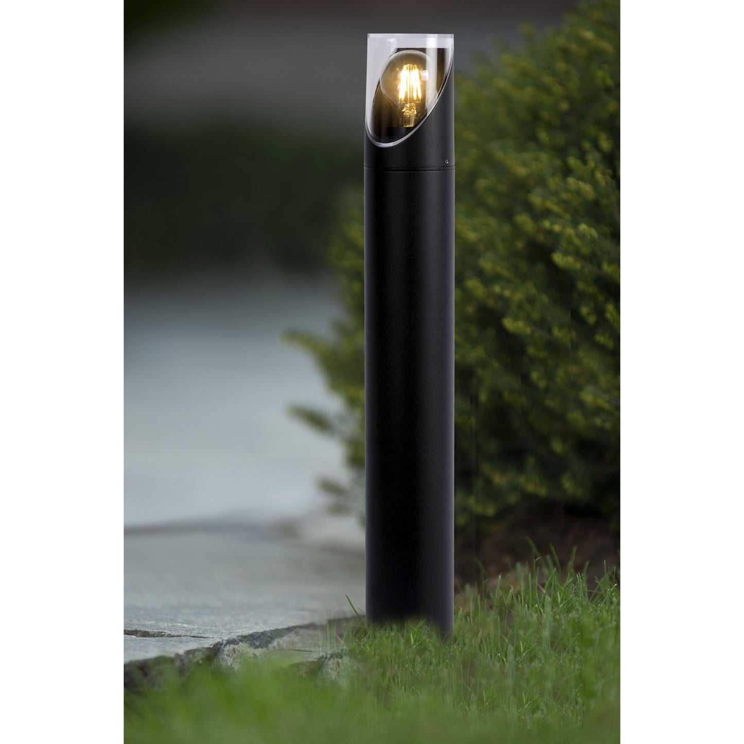 Lucide NORMAN - Bollard light - Ø 9 cm - 1xE27 - IP65 - Black