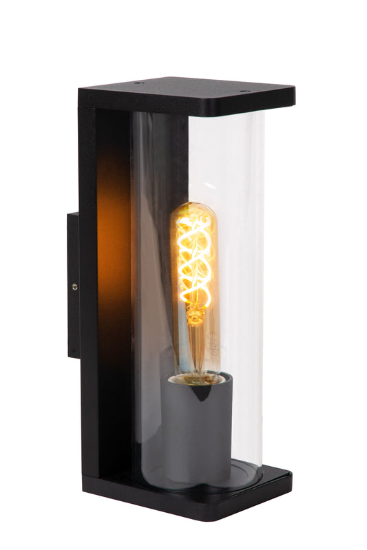 Lucide SLIGO - Wall light Indoor/Outdoor - 1x E27 - IP54 - Black